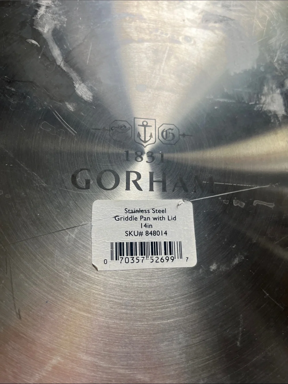 Gorgam  stainless steel serving tray
